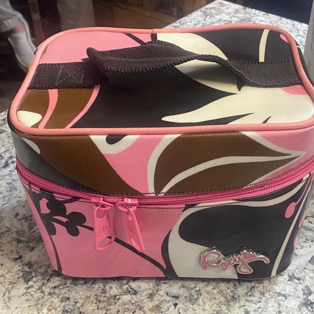 Roxy Pink and Brown  Vintage Y2K Floral Bag - Picture 7 of 7